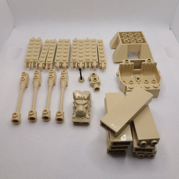 LEGO 100+ Pc Vintage Tan Basic Bricks Plates Specialty Technic 90's 2000's - Picture 4 of 7